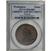 Image 3 : Washington Liberty & Security Penny MS64 BN PCGS
