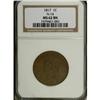 Image 1 : 1817 1C 13 Stars MS62 Brown NGC