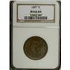 Image 1 : 1847 1C MS65 Brown NGC
