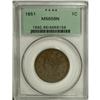 Image 1 : 1851 1C MS65 Brown PCGS