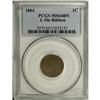 Image 1 : 1864 1C L On Ribbon MS64 Brown PCGS