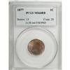 Image 3 : 1877 1C MS64 Red and Brown PCGS
