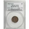 Image 1 : 1922 No D 1C Weak Reverse VF35 PCGS