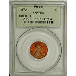 1972 1C Doubled Die Obverse MS65 Red PCGS