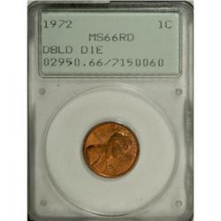 1972 1C Doubled Die Obverse MS66 Red PCGS