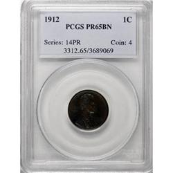 1912 1C PR65 Brown PCGS