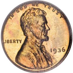 1936 1C Type One--Satin Finish PR65 Red PCGS