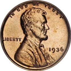 1936 1C Type One--Satin Finish PR66 Red PCGS