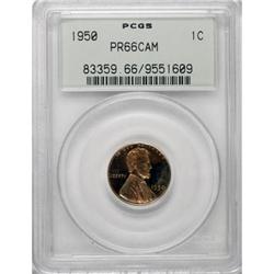 1950 1C PR66 Cameo PCGS
