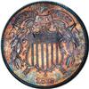 Image 1 : 1873 2C Closed 3 PR62 Brown NGC