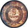 Image 2 : 1873 2C Closed 3 PR62 Brown NGC