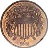 Image 1 : 1873 2C Closed 3 PR64 Red and Brown PCGS