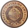 Image 2 : 1873 2C Closed 3 PR64 Red and Brown PCGS