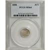 Image 1 : 1858 3CS MS64 PCGS
