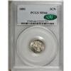 Image 1 : 1881 3CN MS66 PCGS