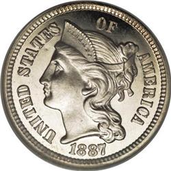 1887/6 3CN PR67 Cameo NGC