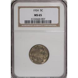 1924 5C MS65 NGC