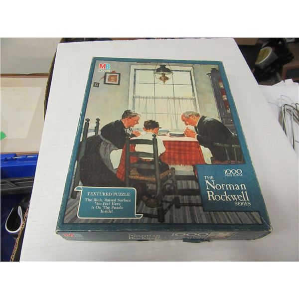 1000 PIECE NORMAN ROCKWELL PUZZLE