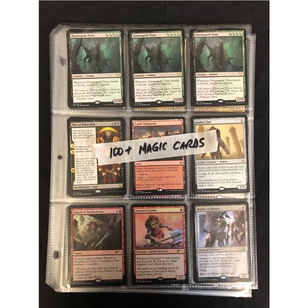 100+ MAGIC THE GATHERING TRADING CARDS