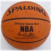 Image 2 : 1989-90 DETROIT PISTONS TEAM SIGNED BASKETBALL w/ I. THOMAS, D. RODMAN, C. DALY (BECKETT LOA)