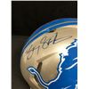 Image 2 : BARRY SANDERS SIGNED DETROIT LIONS ON-FIELD FULL-SIZE SPEED HELMET W/LION KING (SCHWARTZ COA)