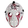 Image 1 : Ari Lehman Signed "Friday the 13th" Mask Inscribed "F**k Freddy! He's My Bitch" (Lehman Hologram)