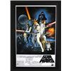 Image 1 : Anthony Daniels Signed Star Wars A New Hope Framed Poster with “C-3PO” Inscription (Radtke COA)