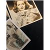 Image 2 : VINTAGE AUTOGRAPHED PHOTOS LOT