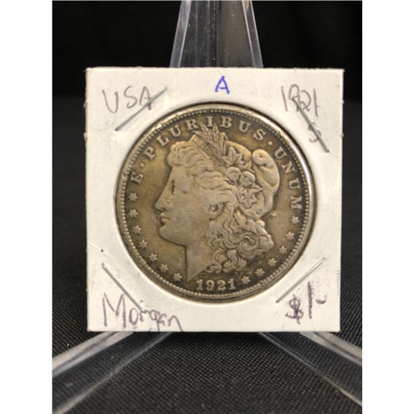 1921 USA MORGAN SILVER DOLLAR (SAN FRANCISCO MINTED)