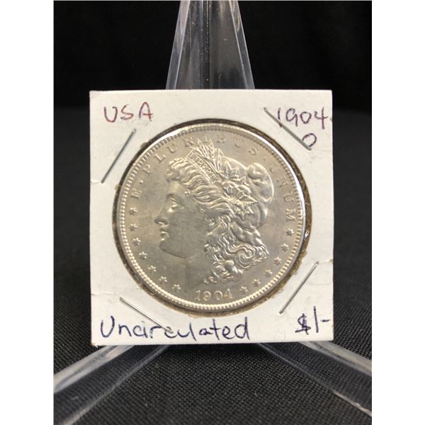 1904 USA MORGAN SILVER DOLLAR (NEW ORLEANS MINTED) Uncirculated