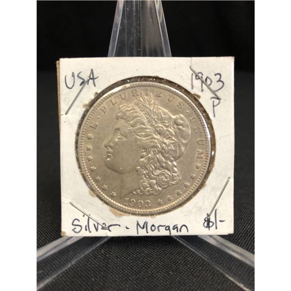 1903 USA MORGAN SILVER DOLLAR (PHILADELPHIA MINTED)