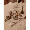 Image 1 : Candle Holders - Bells - Snuffers - Glass horse Statue