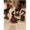 Image 1 : 6 Wood Carved Animals