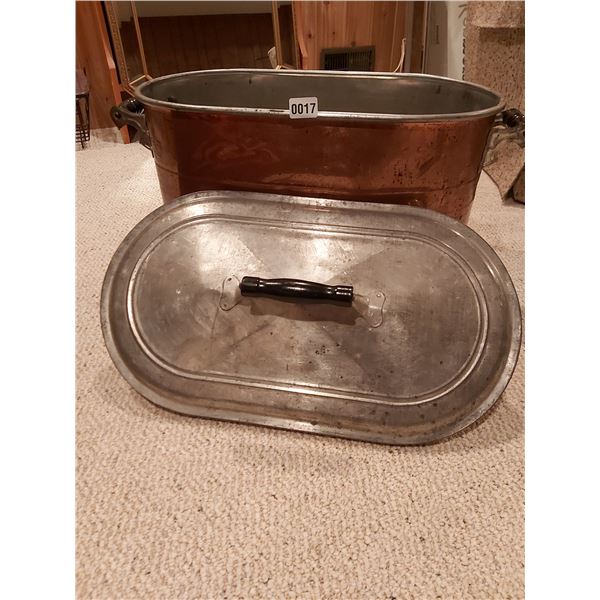 Large Copper Container 27"L x 20"H x 15"D