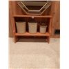 Image 4 : Shelf - 21.5"H x 10"D x 29.5"W / Mirror - 26"W x 34.5"H - 3 Pots