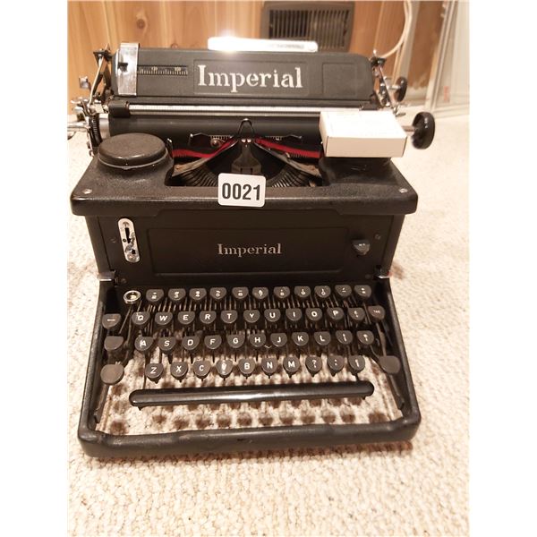 Imperial Manual Typewriter