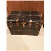 Image 1 : Steamer Trunk 24"H x 35.5"W x 22"D Comes with Key for Lock