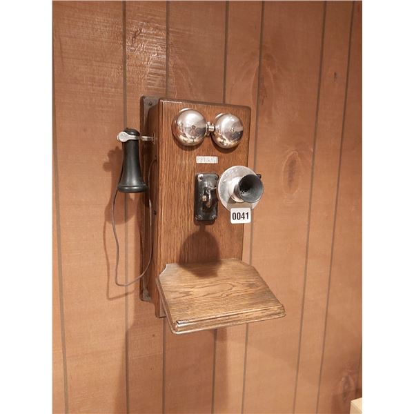 Vintage Wallmount Telephone Automatic Electric Company