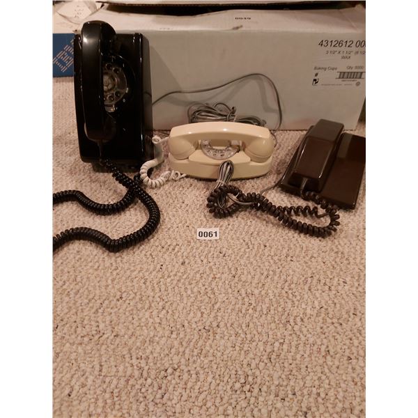 3 Rotary Phones
