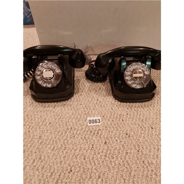 Pair of Rotary Phones