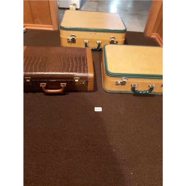 3 Vintage Suitcases