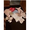 Image 1 : Assorted Vintage Infant Girl Clothes, Bonnets, Socks & Blanket