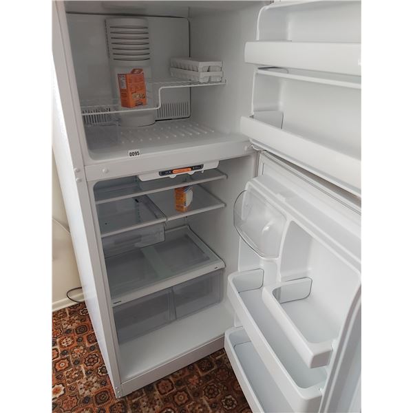 GE Top Freezer Fridge Model # GTH18IBXARWW Serial #MS519776