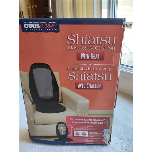 Shiatsu Massaging Cushion with Heat Model #SM-SMC-02