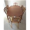 Image 4 : Vintage Dining Table with 6 Chairs 70"L x 40"W x 28"H
