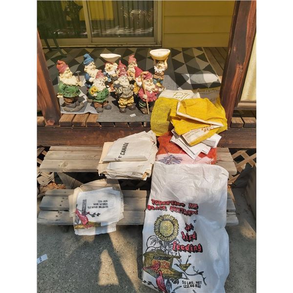 10 Assorted Gnomes - Assorted Potatoe Sacks