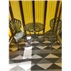 Image 1 : Cast Iron Patio Table & 2 Chairs