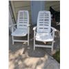 Image 1 : 4 Resin Patio Chairs