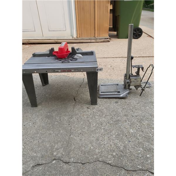 Craftsman Router Table - Drill Press - Model 4000 for 1/4" or 3/8" Drills