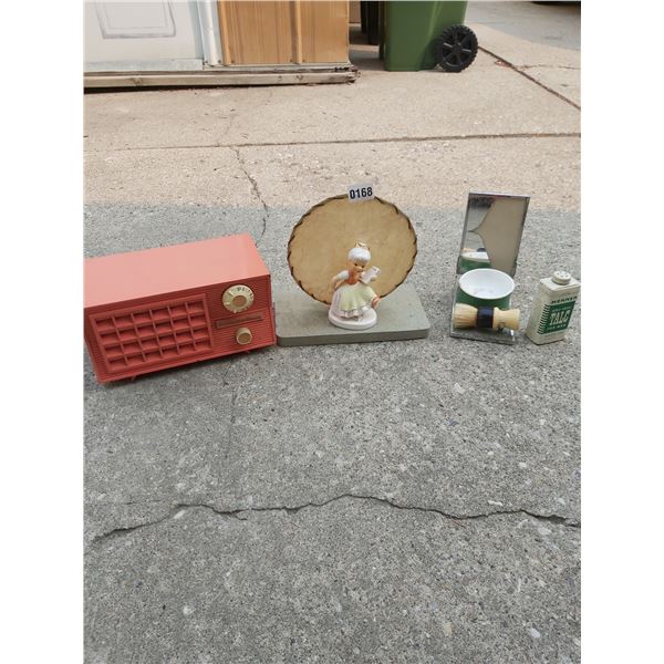 Fairbanks - Morse Model 55R36 Radio - Vintage Table Lamp - Vintage Mens Shaving Accessories